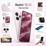 Redmi 13 5G 8GB RAM 128GB ROM Orchid Pink