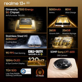 Realme 13 + 5G VICTORY GOLD 256GB 12GB