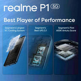 Realme P1 Speed 5G 128GB 8GB Textured Titanium