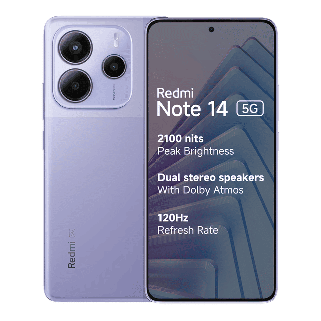 Redmi Note 14 5G 8GB RAM 128GB ROM Phantom Purple