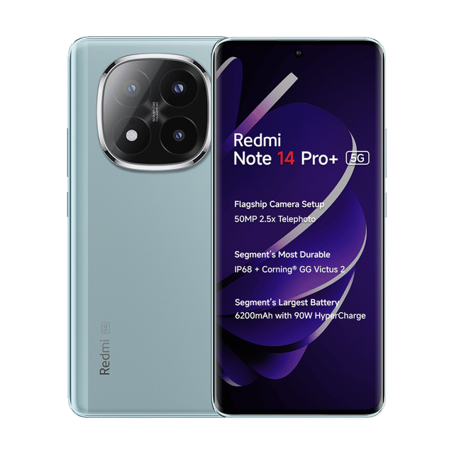 Redmi Note 14 Pro+ 5G 8GB RAM 128GB ROM Spectre Blue