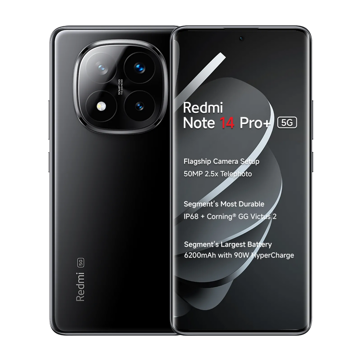 Redmi Note 14 Pro+ 5G 8GB RAM 256GB ROM Titan Black