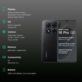 Redmi Note 14 Pro+ 5G 12GB RAM 512GB ROM Titan Black
