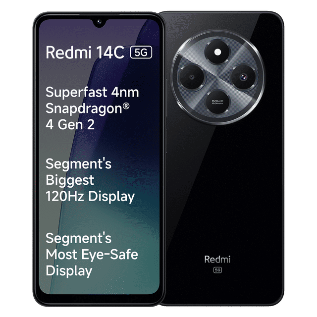 Redmi 14C 5G 4GB RAM 128GB ROM Stargaze Black