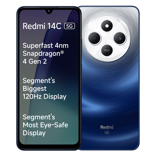 Redmi 14C 5G 4GB RAM 128GB ROM Starlight Blue