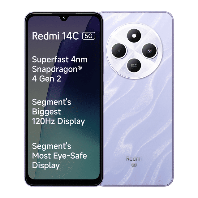 Redmi 14C 5G 4GB RAM 128GB ROM Stardust Purple