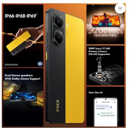 POCO X7 Pro 5G 8GB 256GB Poco Yellow