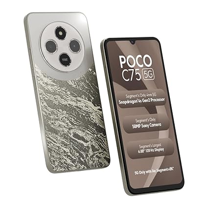 POCO C75 4GB / 64GB (Silver Stardust)