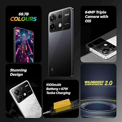POCO X6 5G 12GB / 256GB Mirror Black