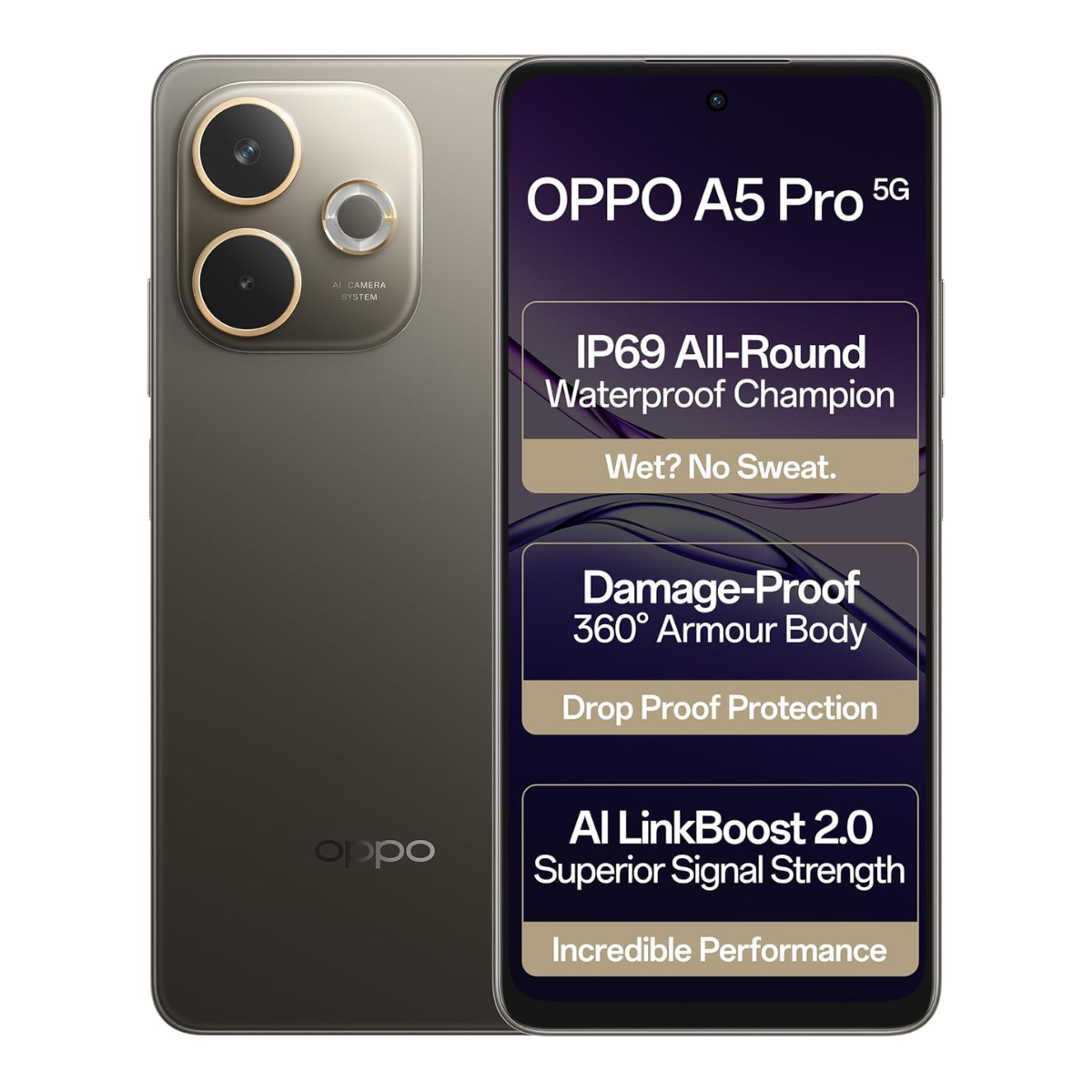 OPPO A5 PRO 5G (8+256GB) Mocha Brown