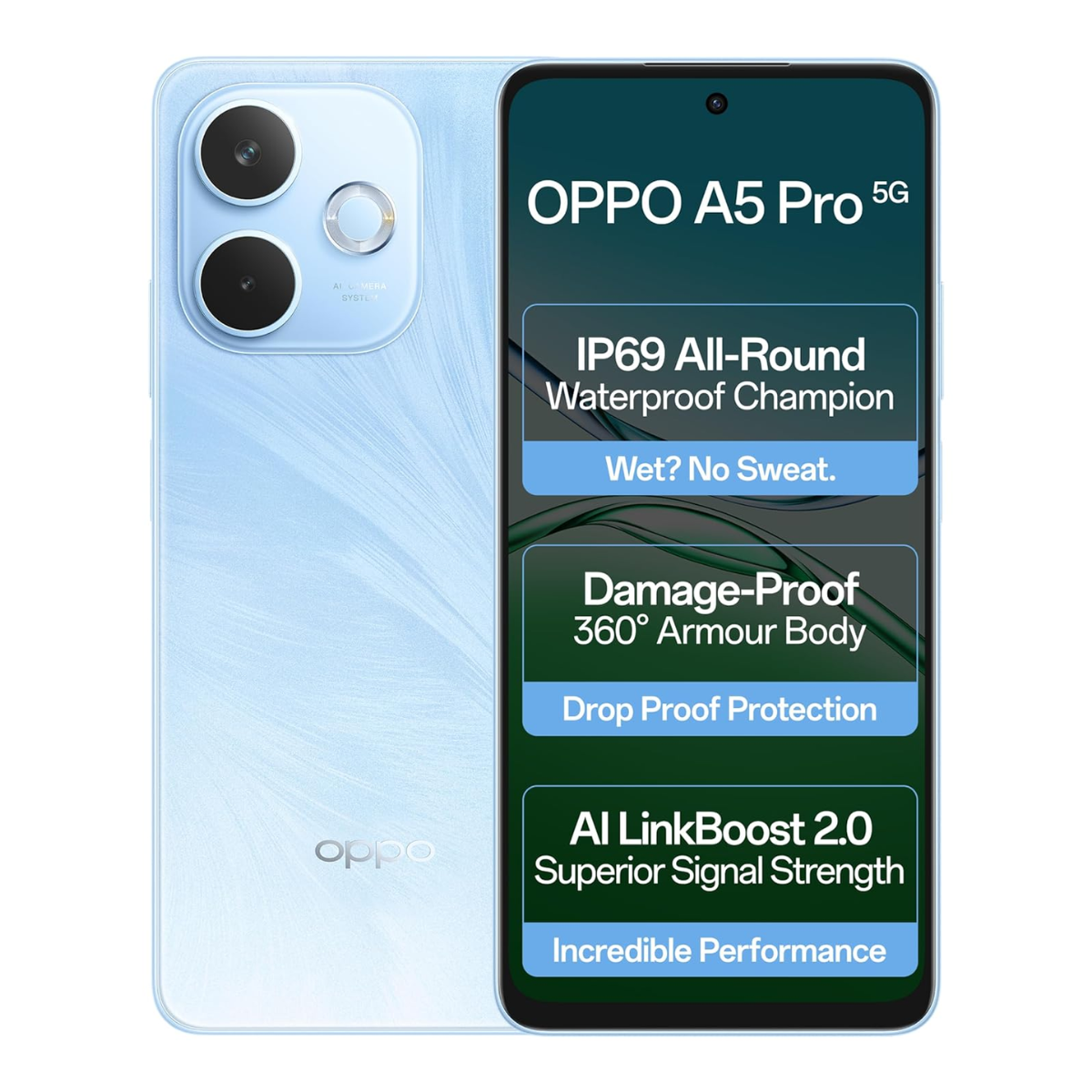 OPPO A5 PRO 5G (8+128GB) Feather Blue