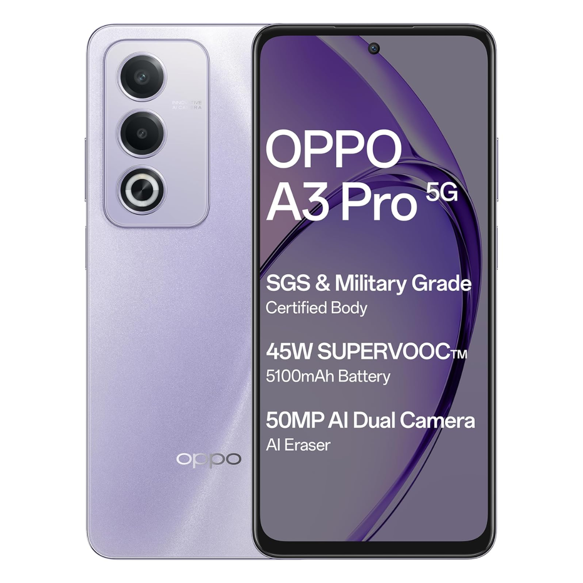OPPO A3 Pro 5G (8+128GB) Moonlight Purple