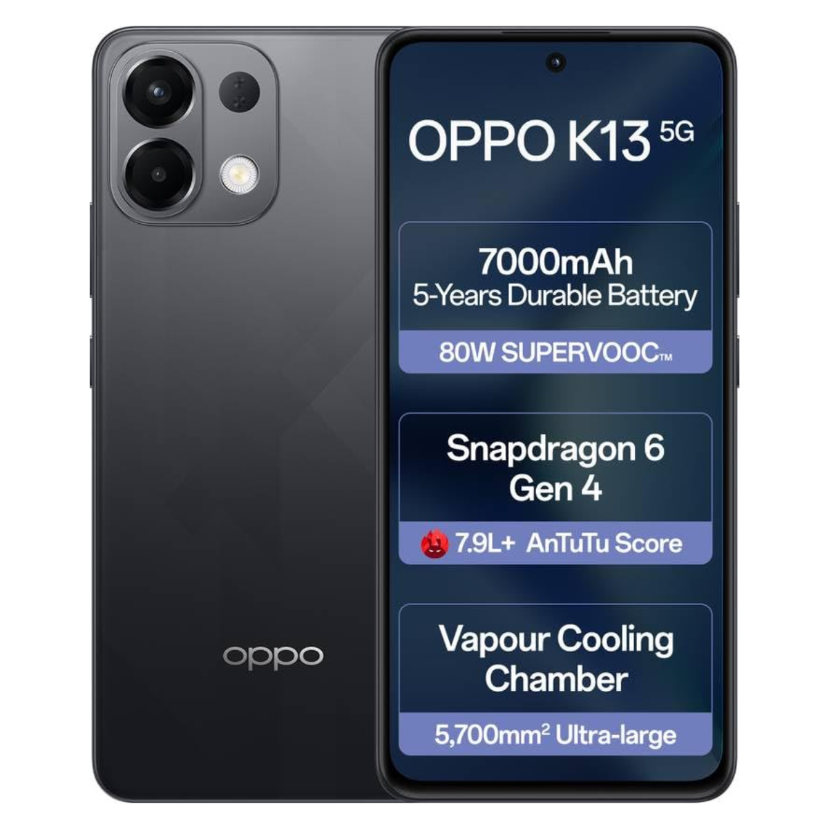OPPO K13 5G (8+256GB) Prism Black