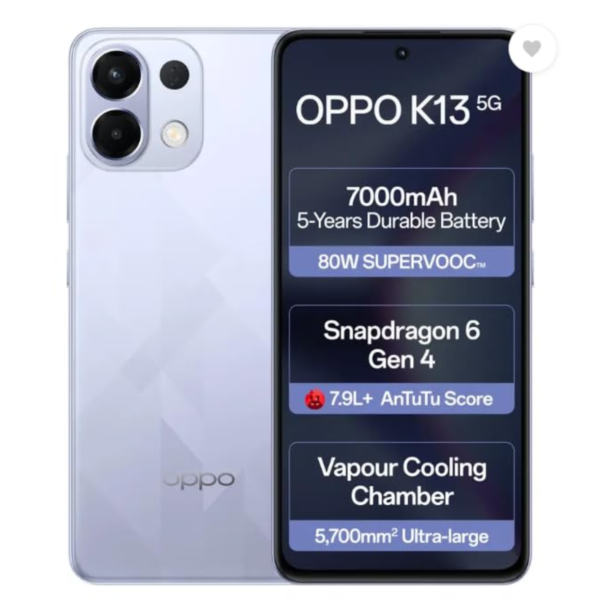 OPPO K13 5G (8+256GB) White