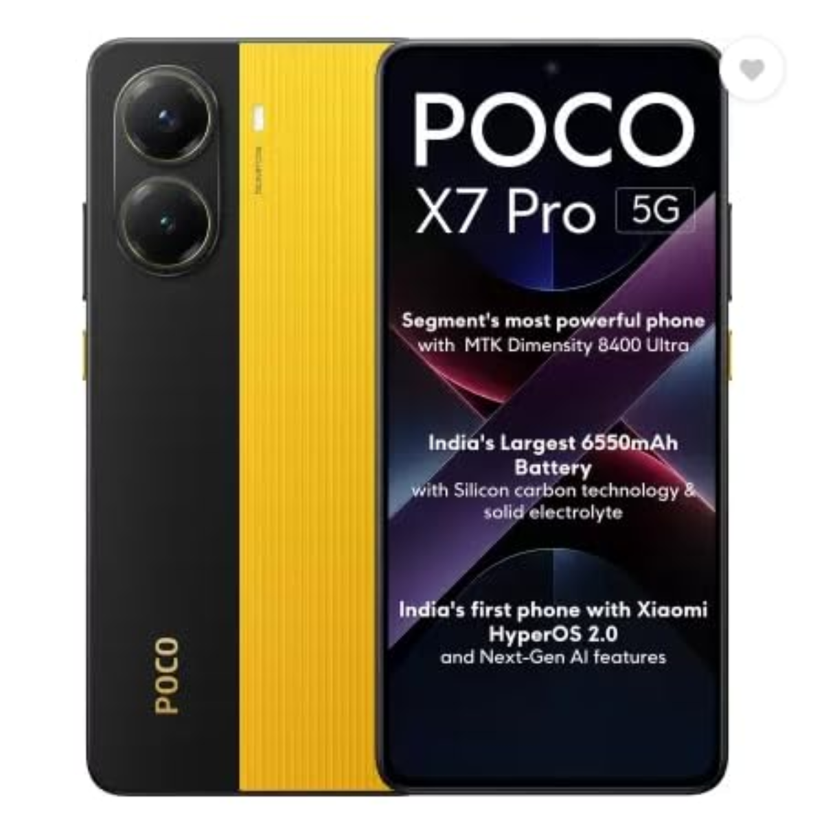 POCO X7 Pro 5G 8GB 256GB Poco Yellow